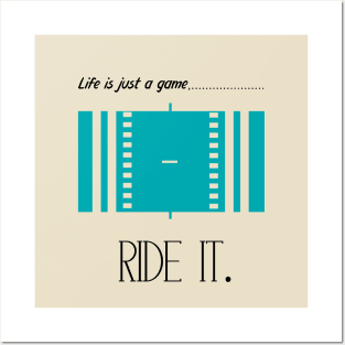 "Life is just a game, play it!" T-shirts and props with sport motto. (Polo Theme) Posters and Art